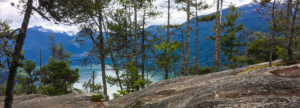 View from the Sea to Summit Trail near Squamish, BC
